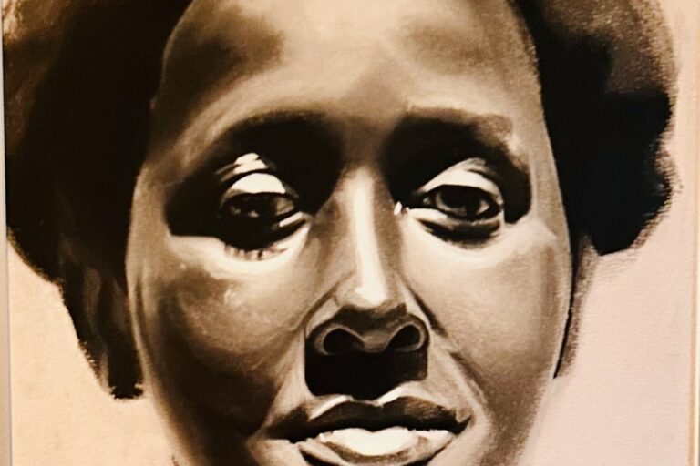 Artist rendering of Mrs. Ada Doss Campbell